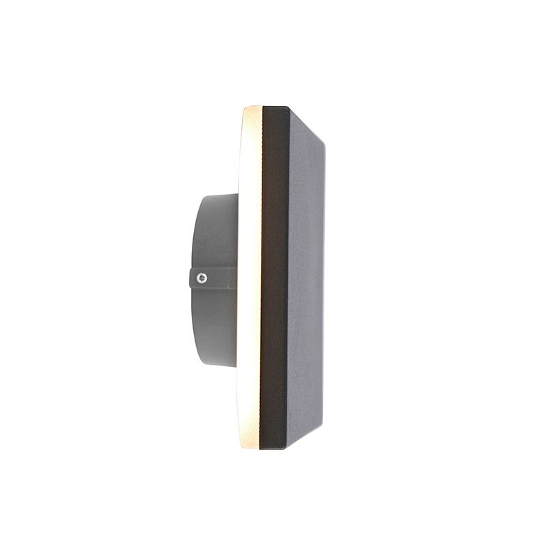 Design wandlamp grijs aluminium 15 cm incl. LED 9W - Skyf