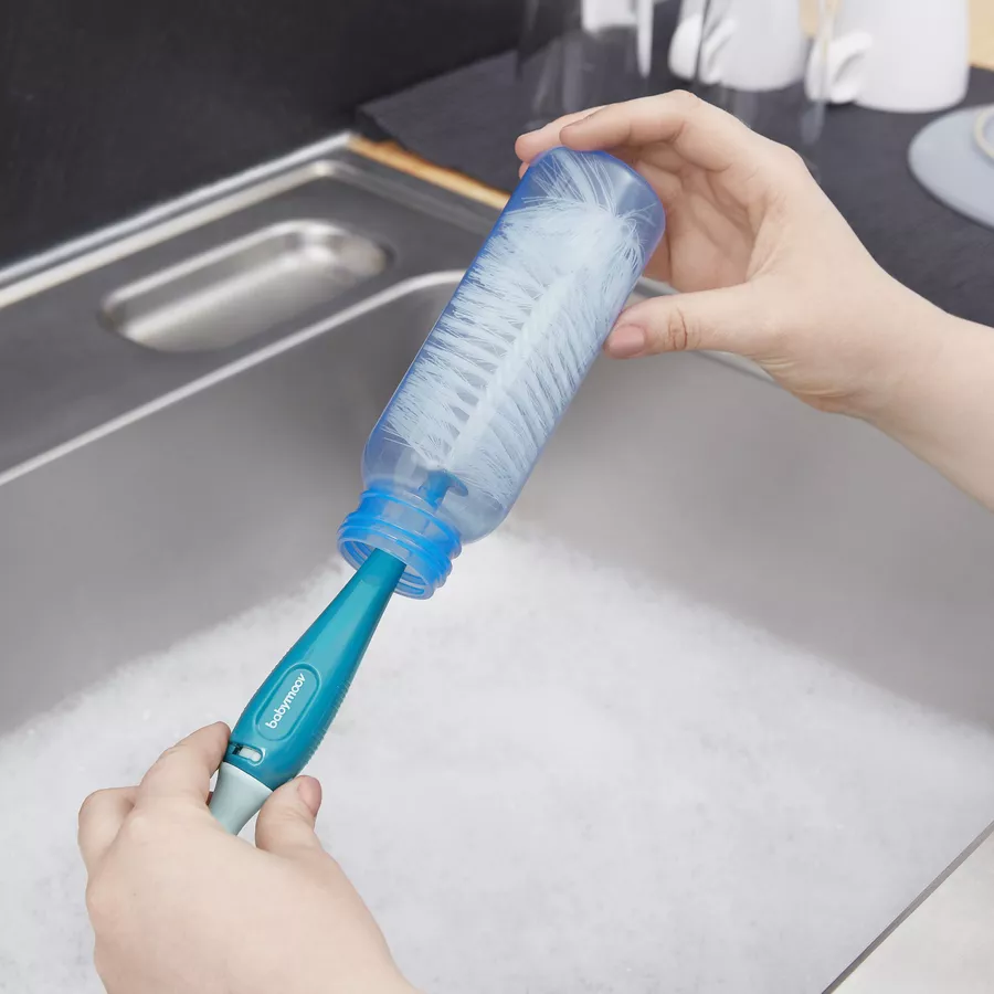 babymoov Flaschenbürste blue