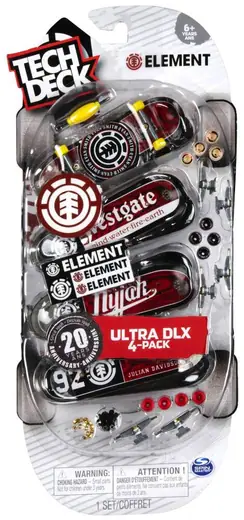 Tech Deck Assorted Multipack Fingerboards 4-Pak | SkatePro