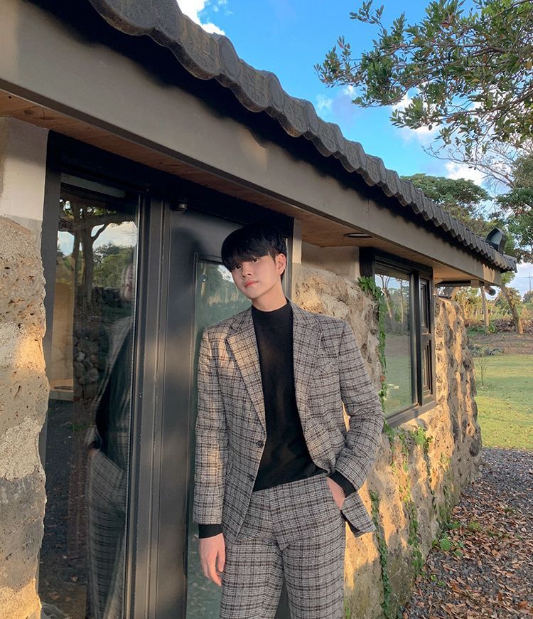MRCYC - Geruite blazer / pantalon