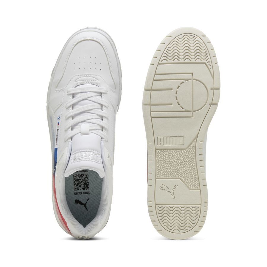 PUMA BMW M Motorsport RBD Game Low Chaussures - Blanc/Rouge/Bleu