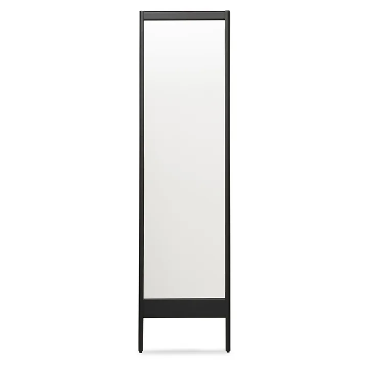 Form & Refine - A Line Spiegel, H 195,5 cm, Eiche schwarz gebeizt