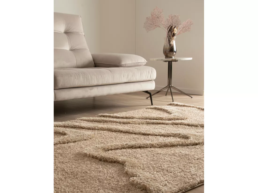 Tapis shaggy 305x240 brun Thun Arbor