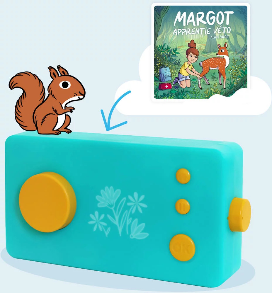 LUNII - ALBUM AUDIO INTERACTIF - MARGOT APPRENTIE VETO