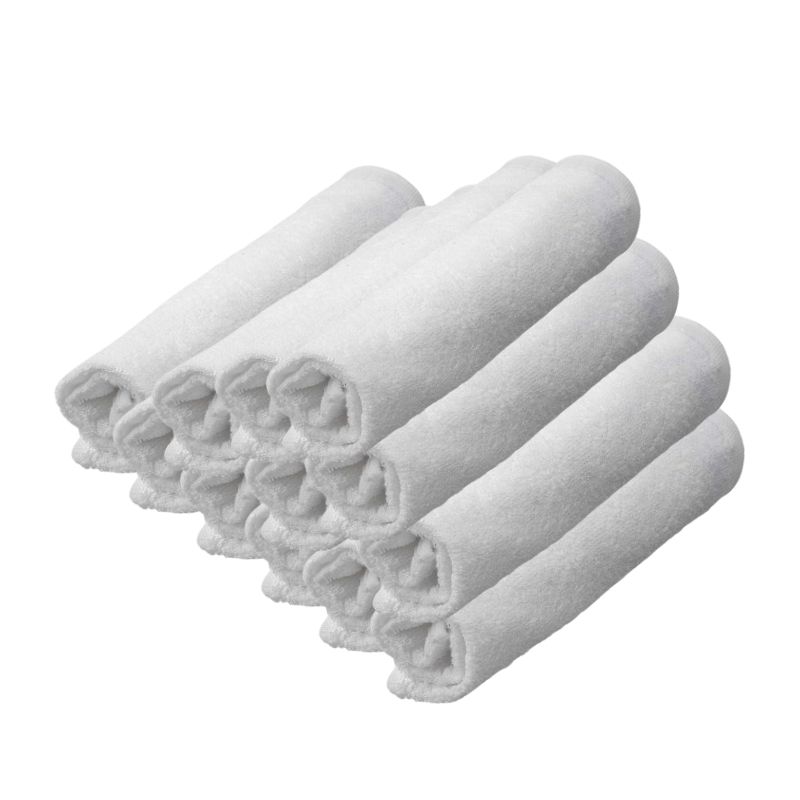 Serviette De Coton Mini Blanc Bob Tuo Sibel x12