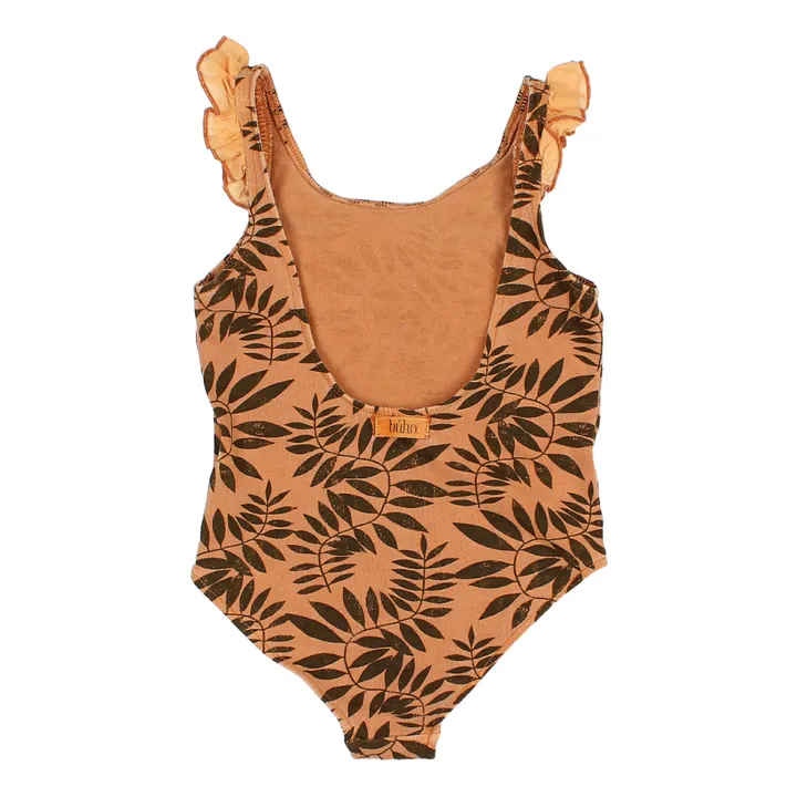 Búho Maillot de Bain Coton Bio Jungle | Orange