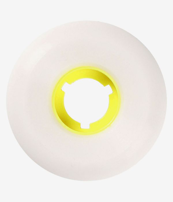 skatedeluxe Retro Conical Rollen (white yellow) 52mm 100A 4er Pack