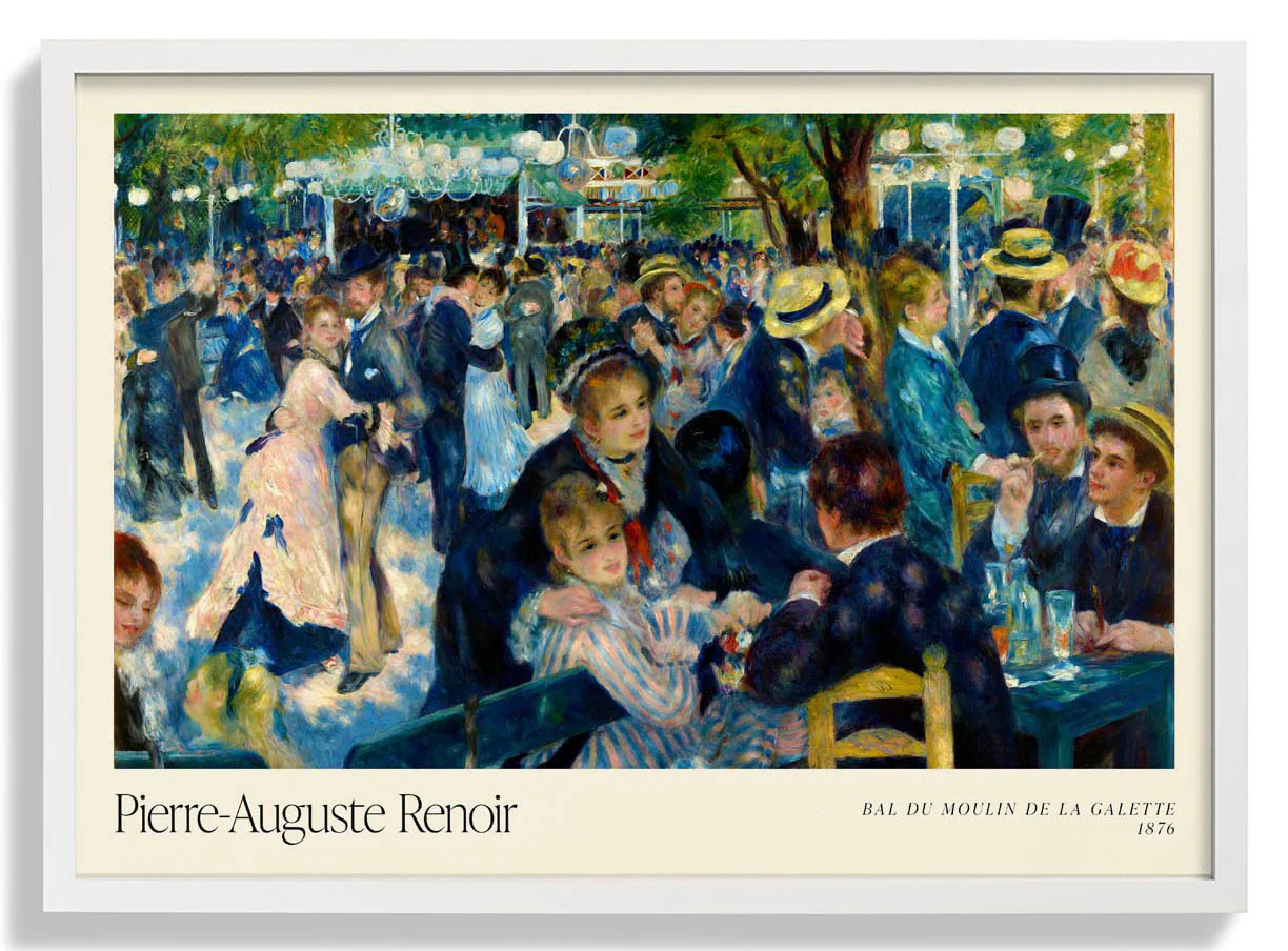 Bal du le Moulin de la Galette Kunstausstellung von Pierre A. Renoir