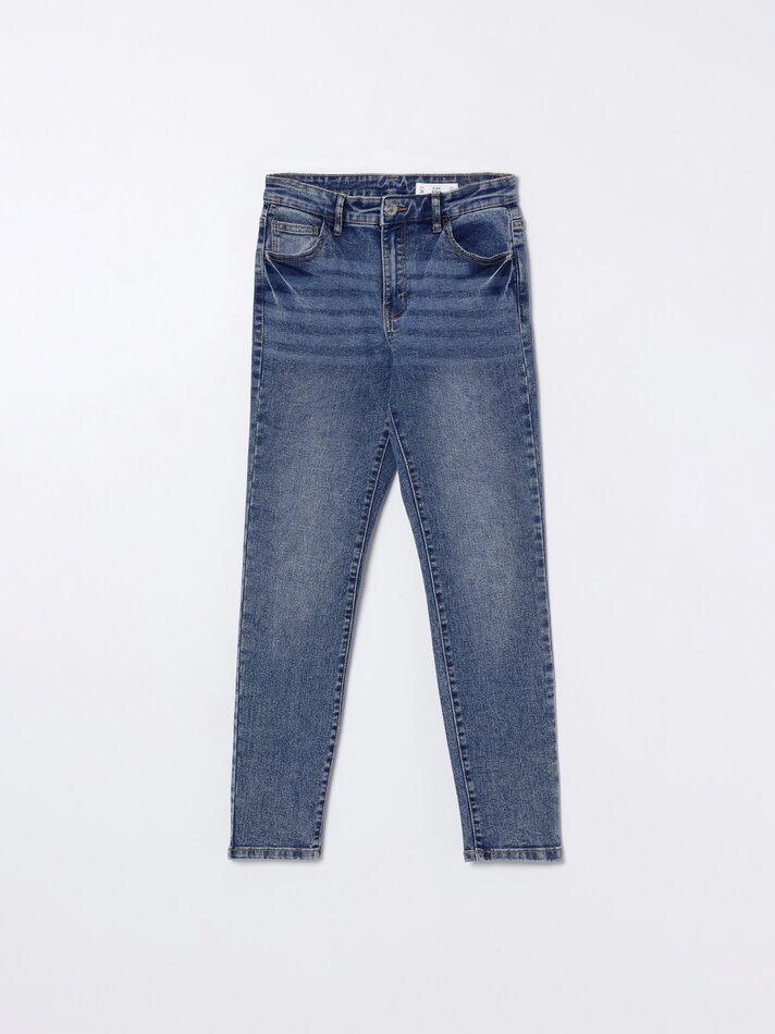 Calça jeans skinny - Azul escuro