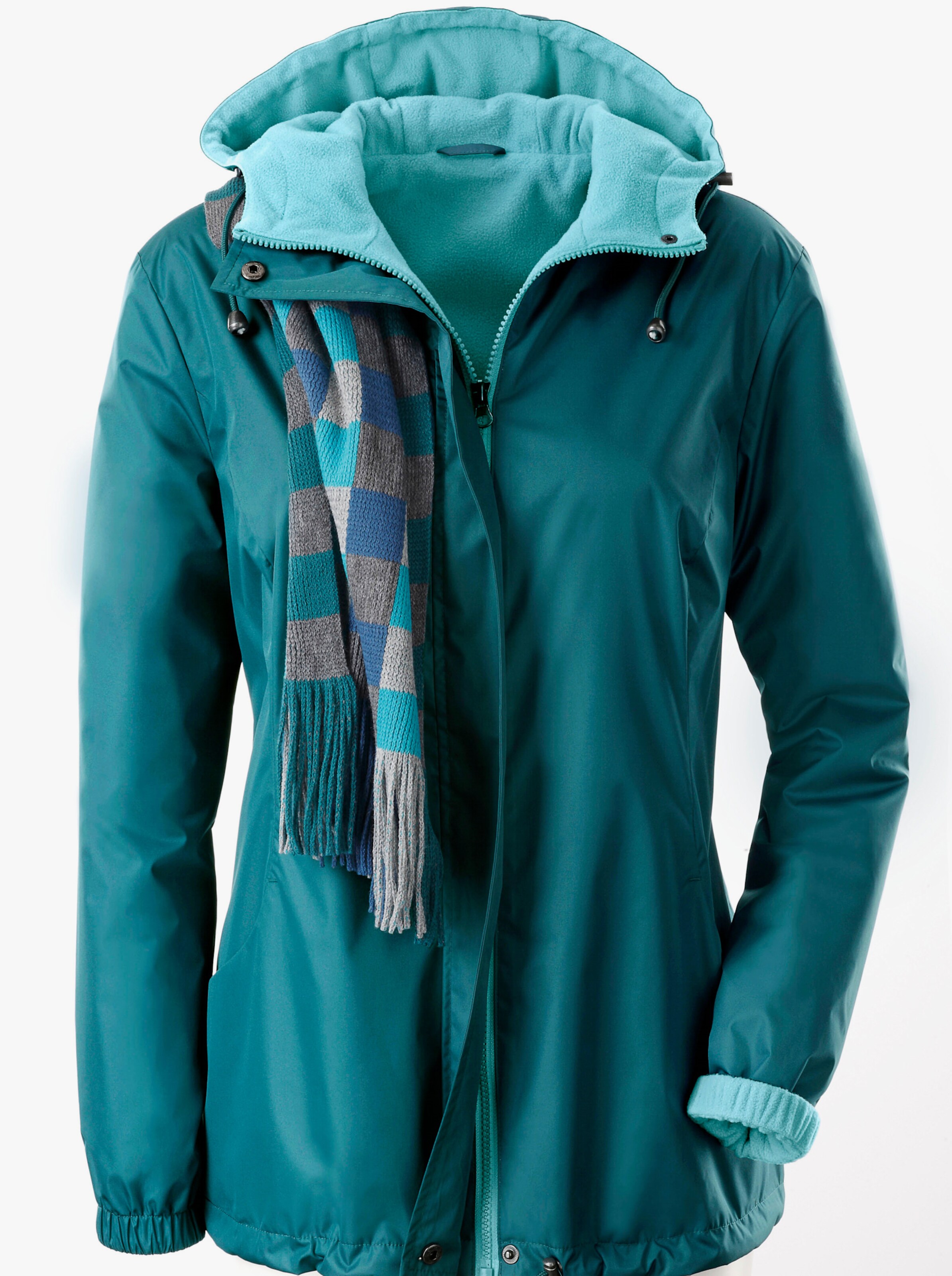 Funktionsjacke mit Innentasche, knöpfbar