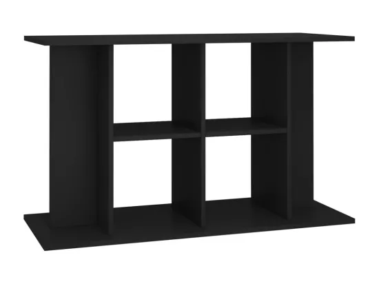 Support pour aquarium noir 100x40x60 cm bois d'ingénierie