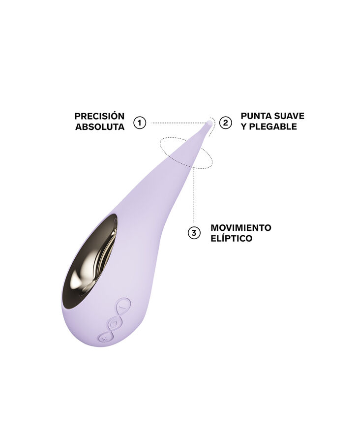 LELO LELO DOT Klitoris Vibrator Lyslilla