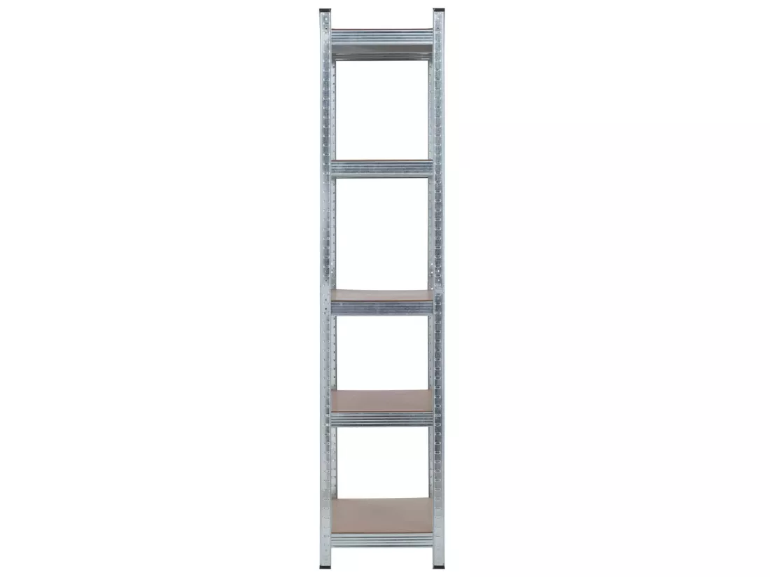 Pack 2 Rayonnages modulaires avec 5 étagères réglables 180x90x40cm 875Kg O91