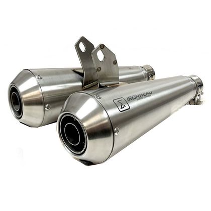 Silencieux Iron Head CONICAL INOX - Gris