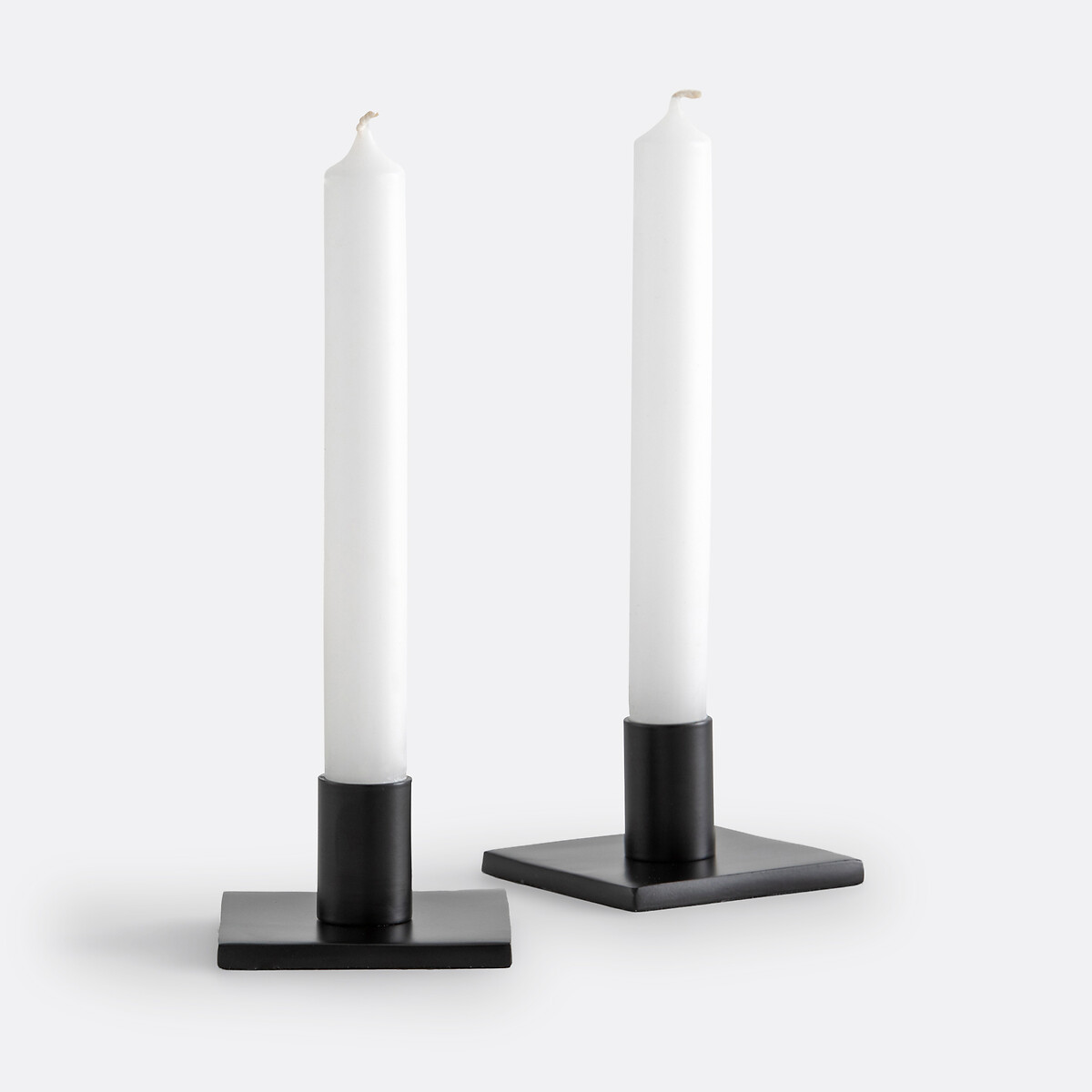 LA REDOUTE INTERIEURS<br>Conjunto de 2 castiçais, Oror
