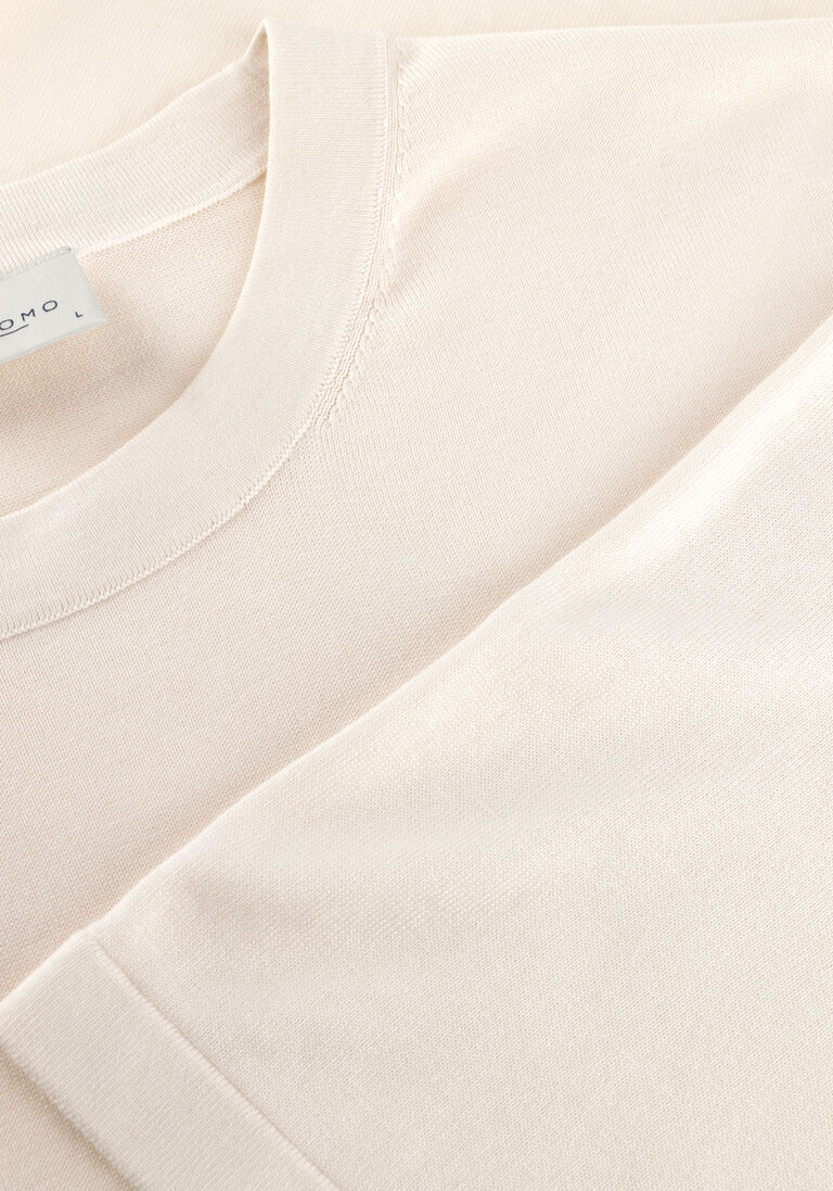 ecru profuomo t-shirt t-shirt crew neck ss aero ease