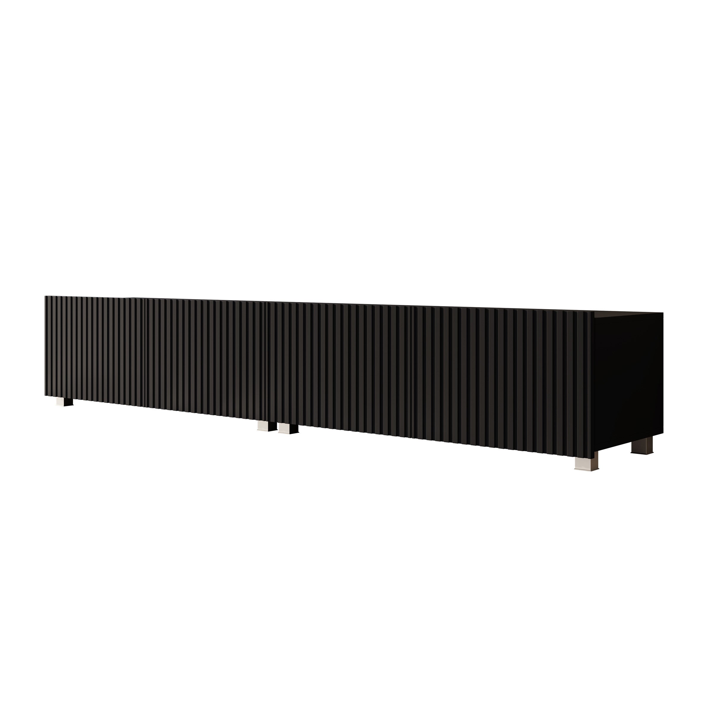 Kenderes - TV-Meubel - Zwart - 200x41x38 cm