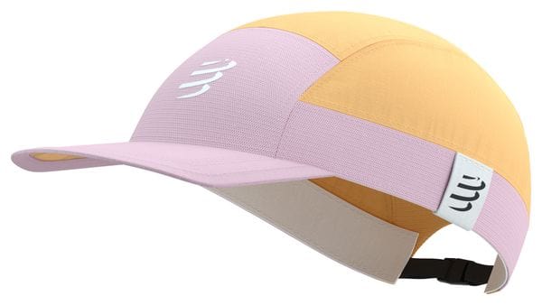 Casquette Compressport 5 Panel Light Cap Orange/Rose