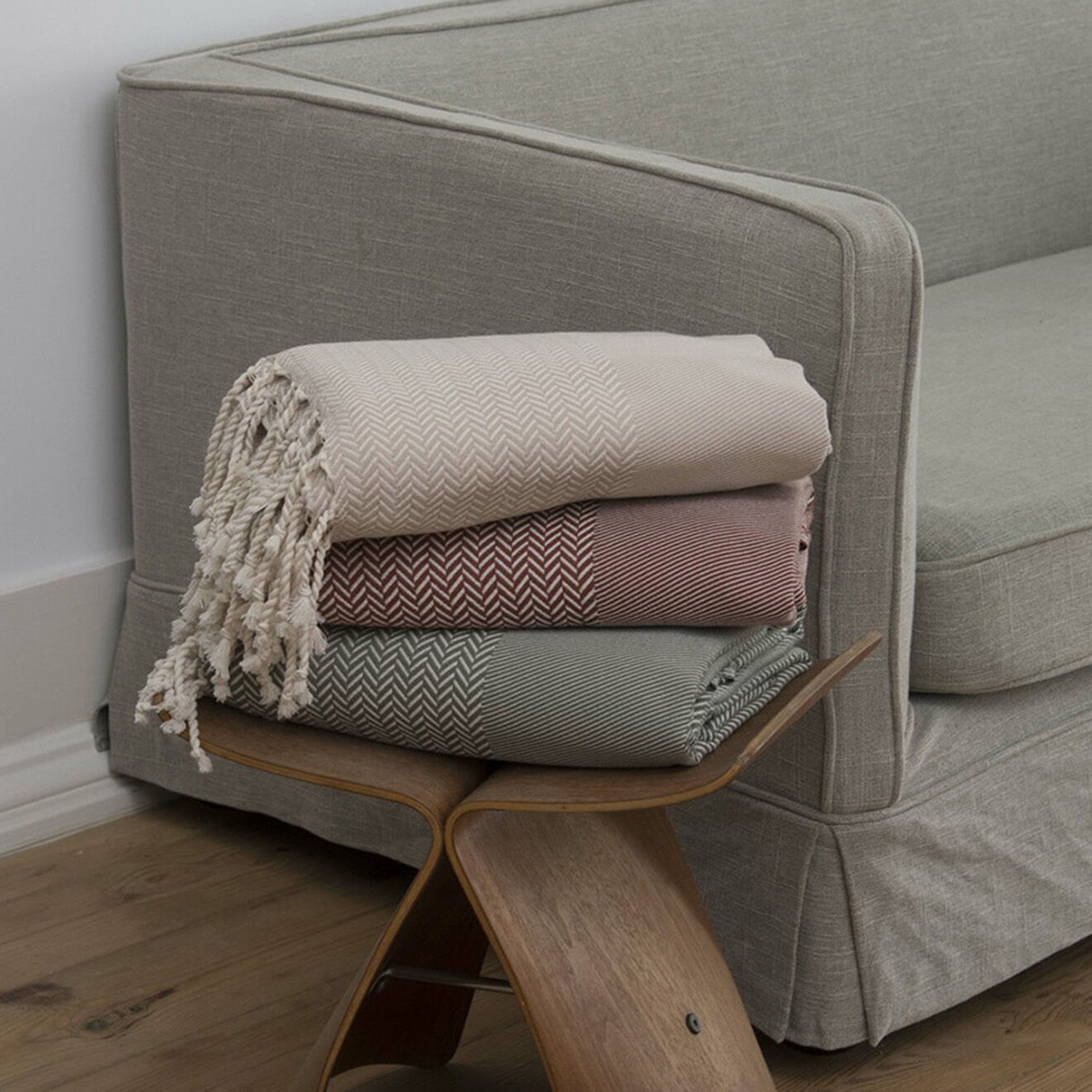 Febronie Plaid Oslo rouge