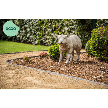 Ecolat recht 2m x 14cm x 1cm voor afboording - per stuk