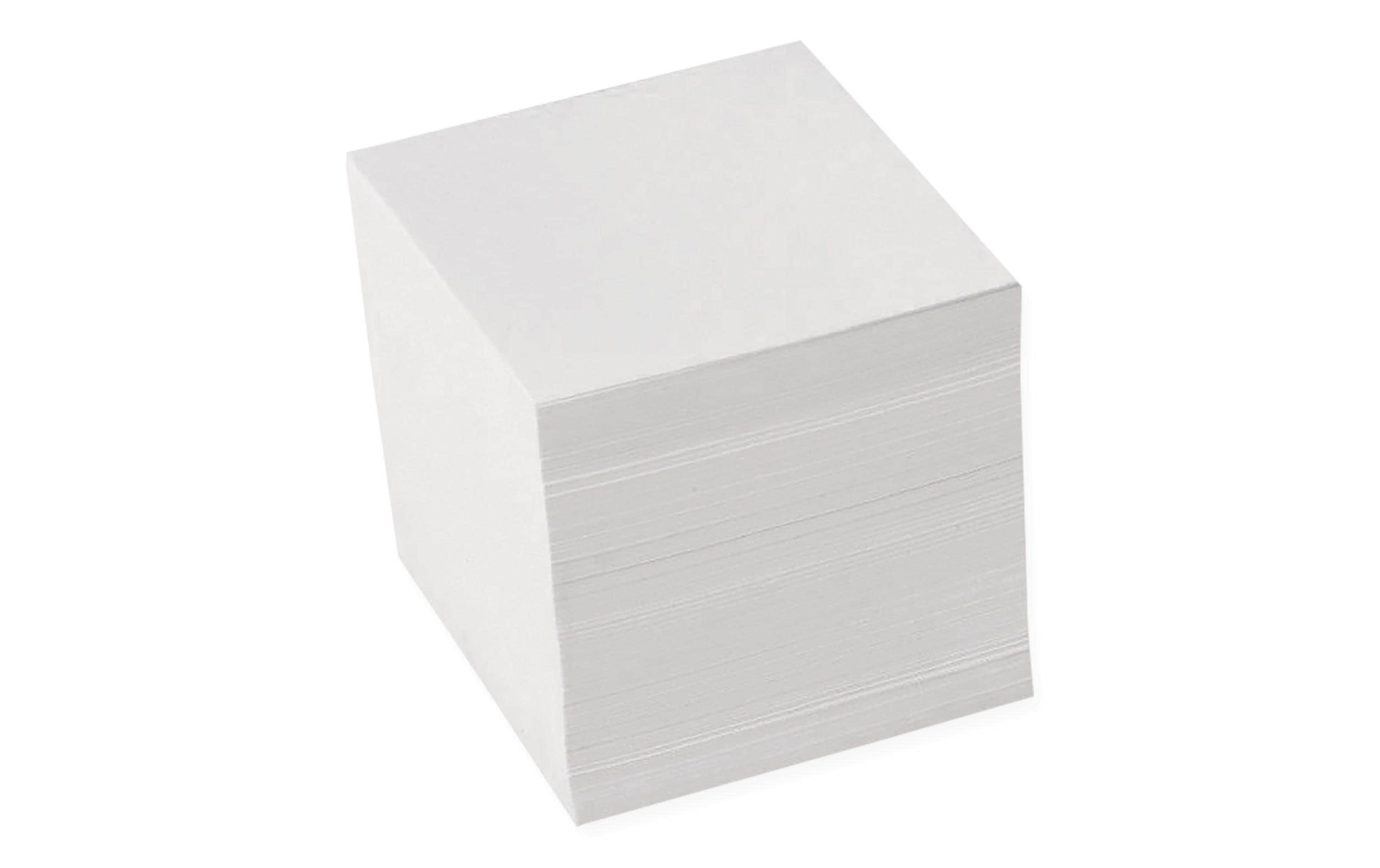Notizzettel 90 x 90 mm Weiss, blanko, 700 BlattNotizpapier für Zettelkasten