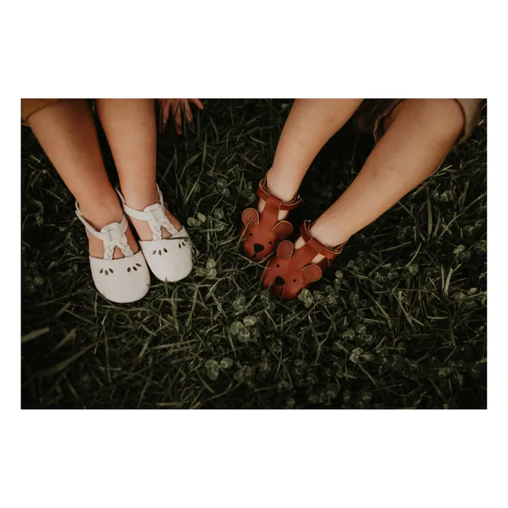 Donsje Chaussons Spark Cuir | Camel