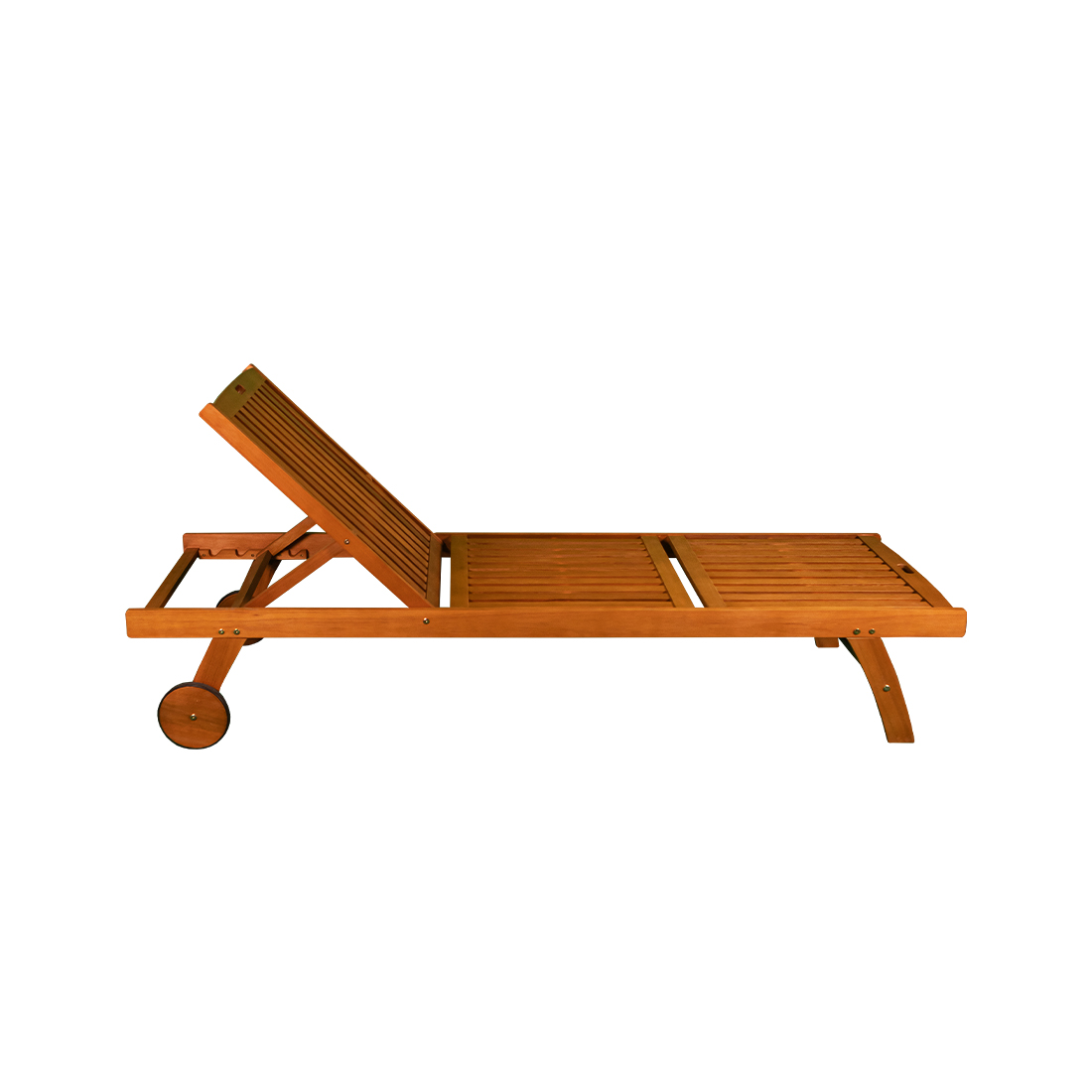 Contini Teak Sonnenliege mit Kissen