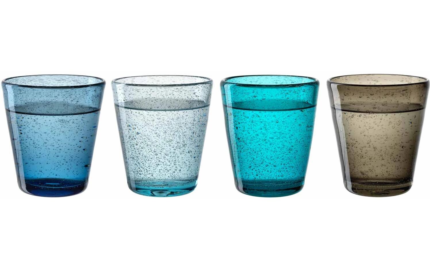 Trinkglas Burano 330 ml, 4 Stück, MehrfarbigFarbig sortierte Trinkbecher