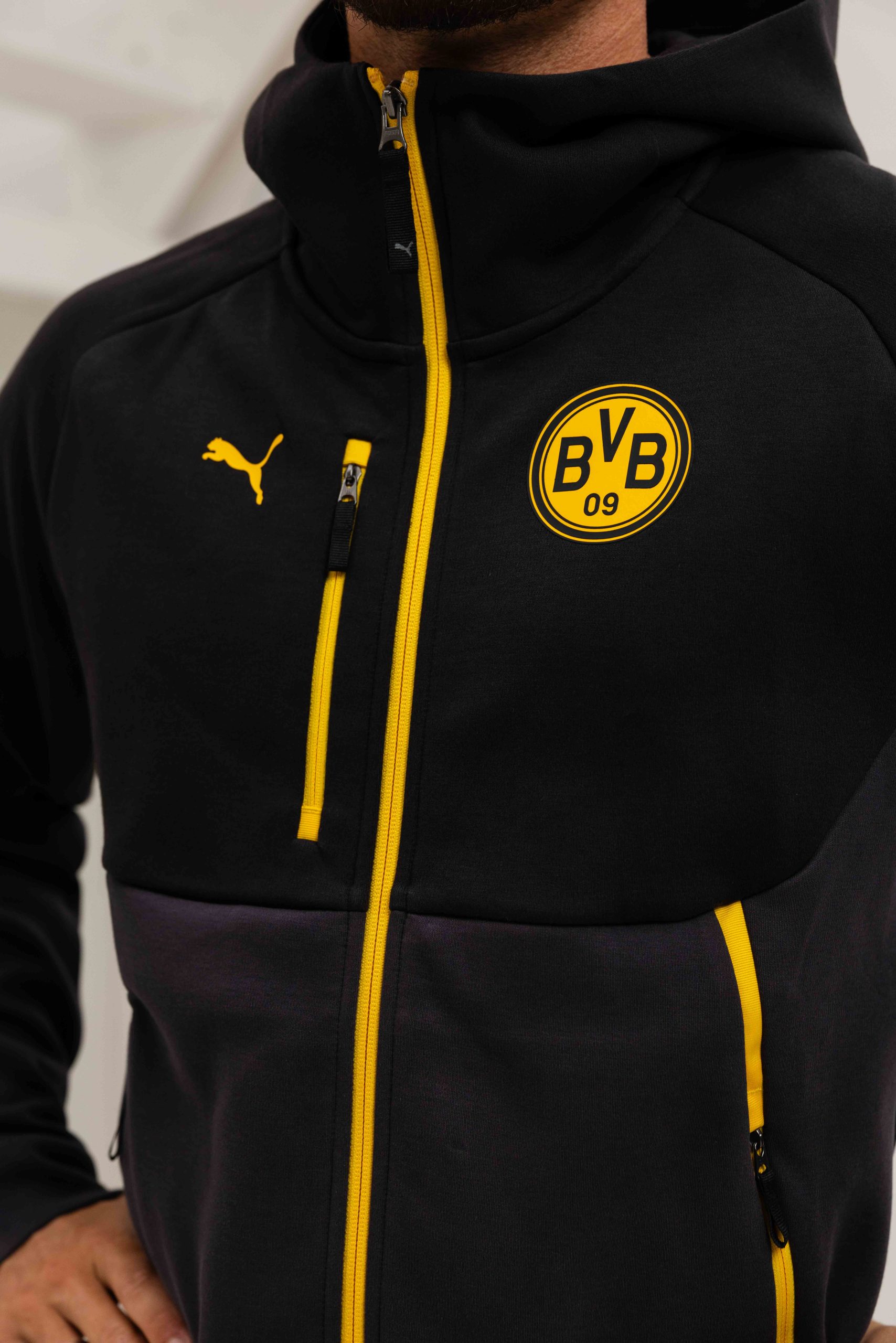 Borussia Dortmund PumaTech Trainingspak Senior 2025/2026 Zwart