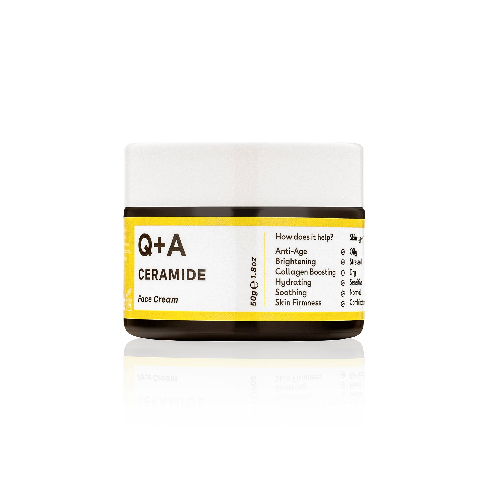 Q+A Ceramide Face Cream 50g