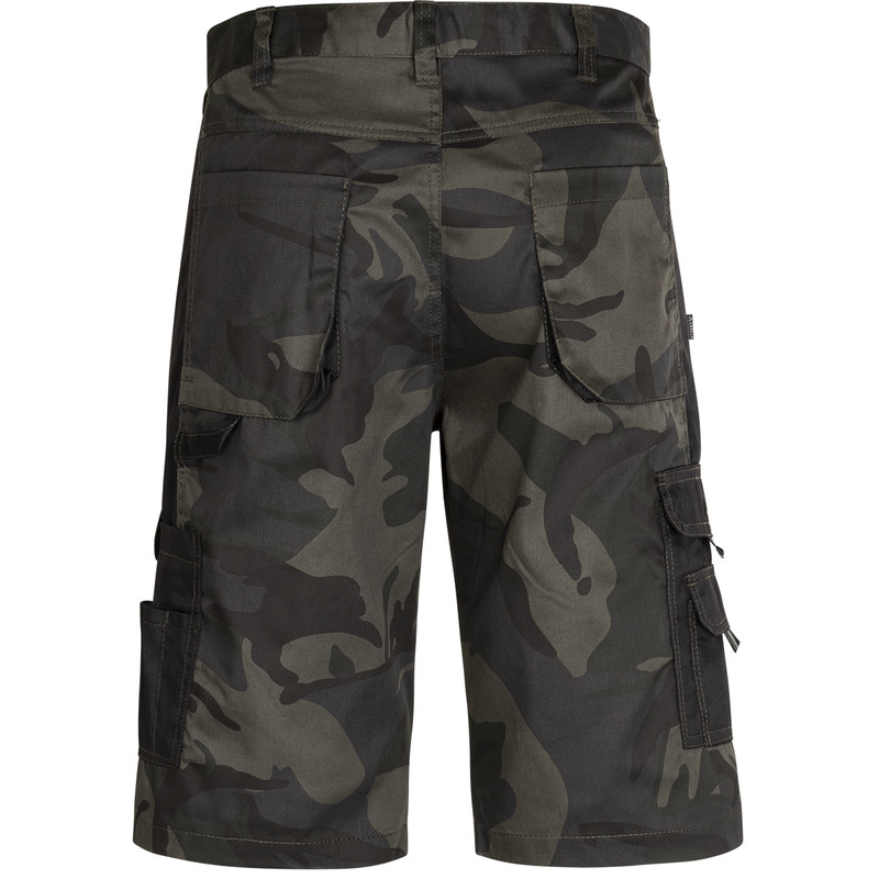 Cerva werkshort camouflage L groen