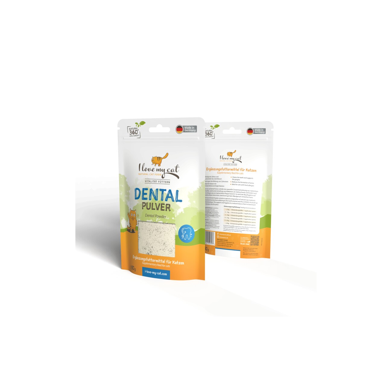 I love my cat Dental Pulver - 80g