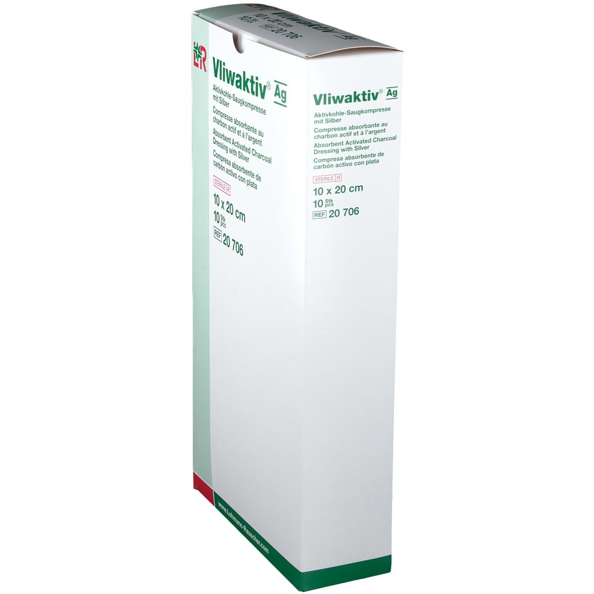Vliwaktiv® AG Saugkompresse 10 cm x 20 cm