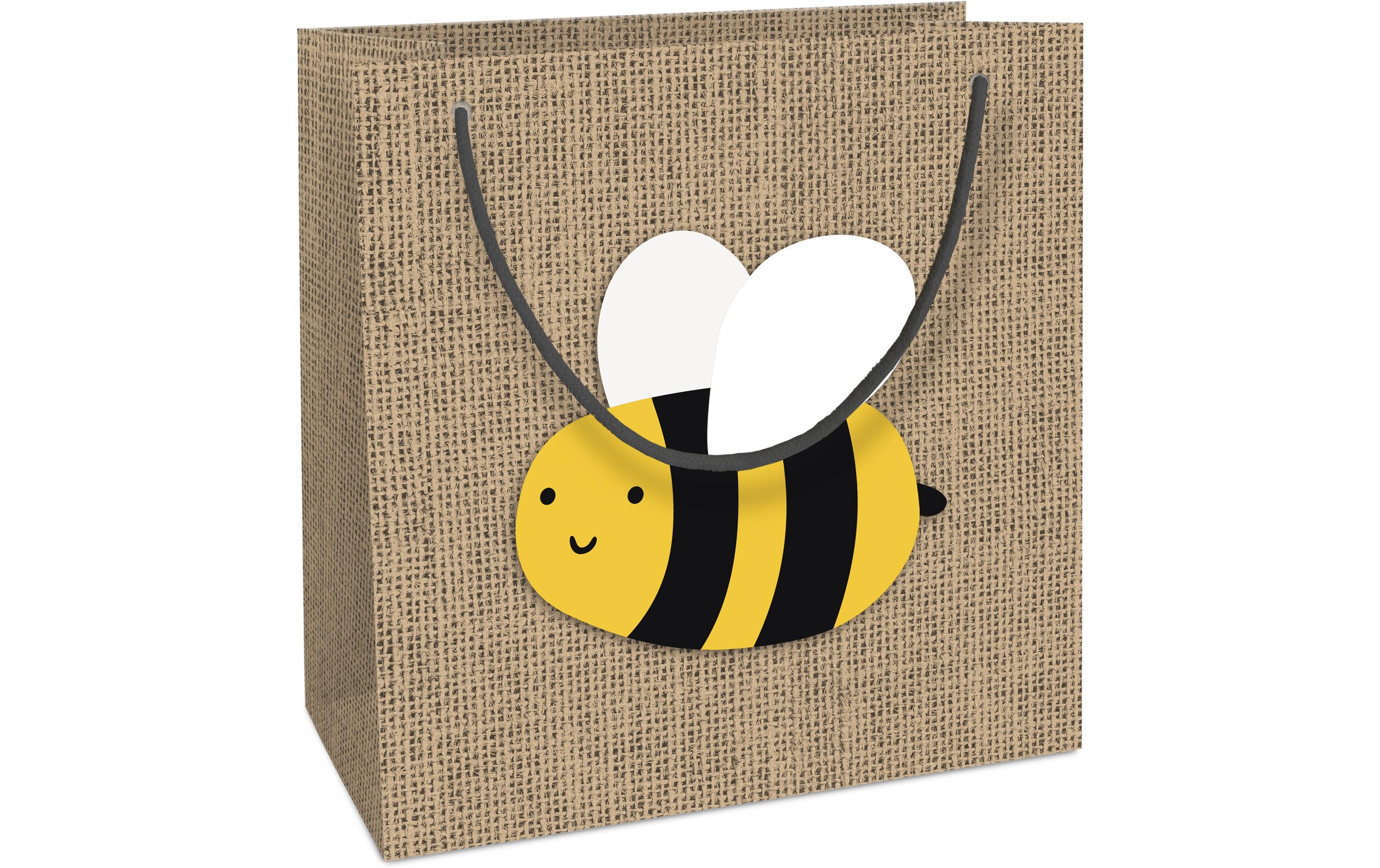 Geschenktasche Jute Just Bee 18 x 21 x 8 cmGeschenktüte