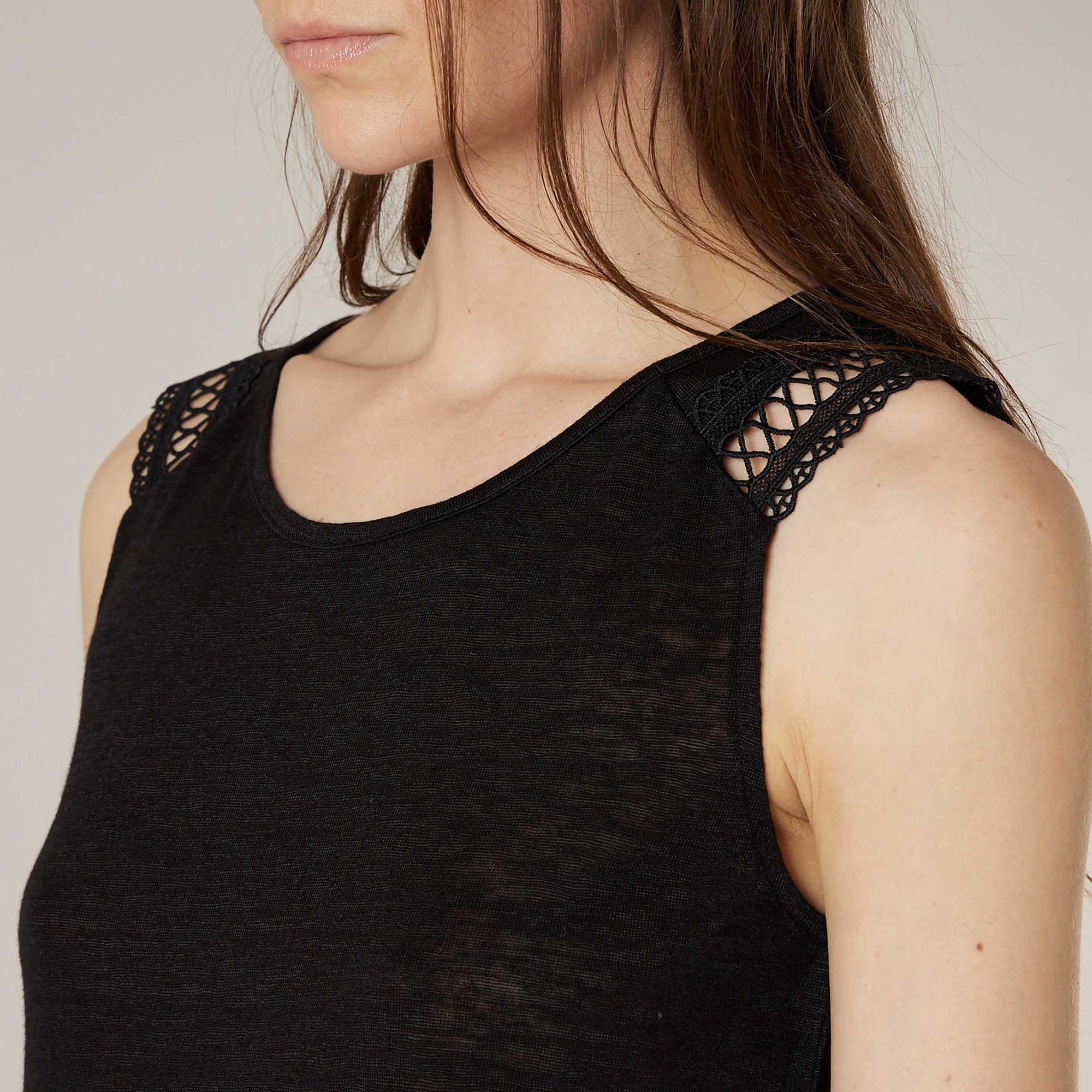 Top Femme noir