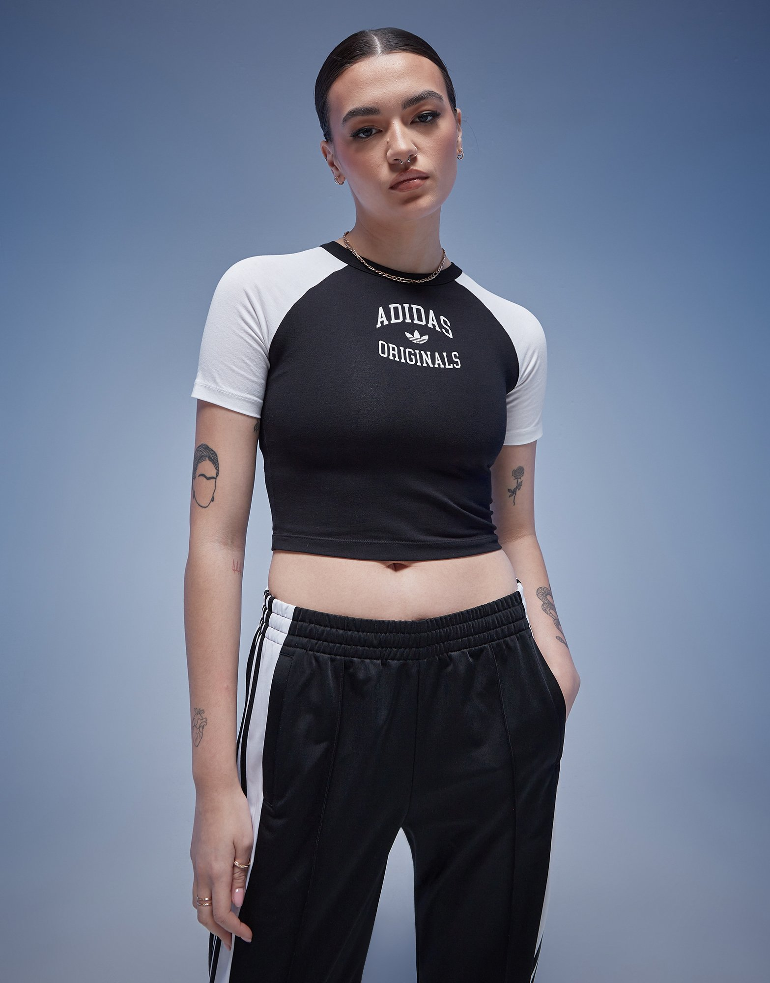adidas Originals T-shirt Varsity Slim Femme
