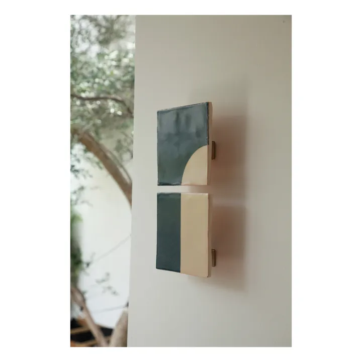 Violaine d'Harcourt Applique Tiles | Bleu