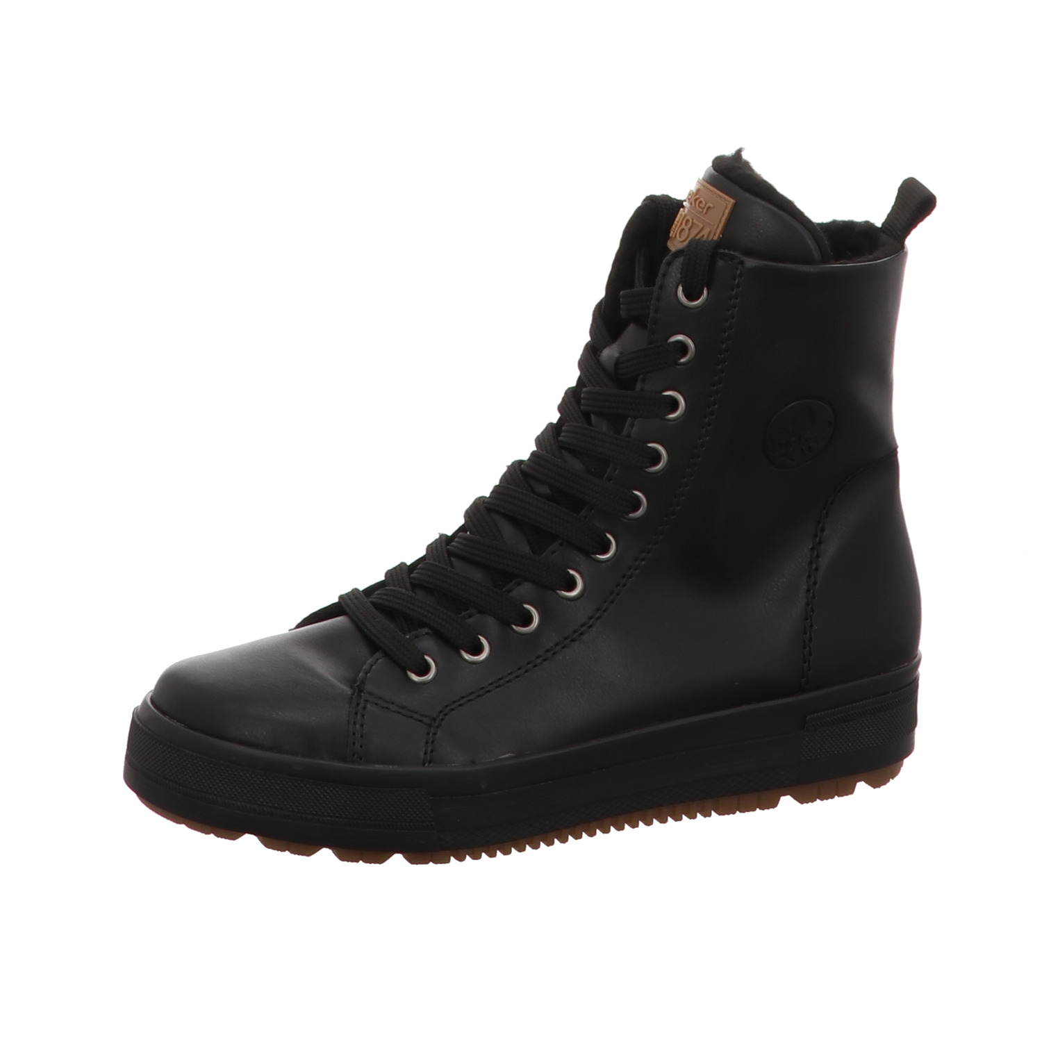 Rieker Schnürstiefel schwarz