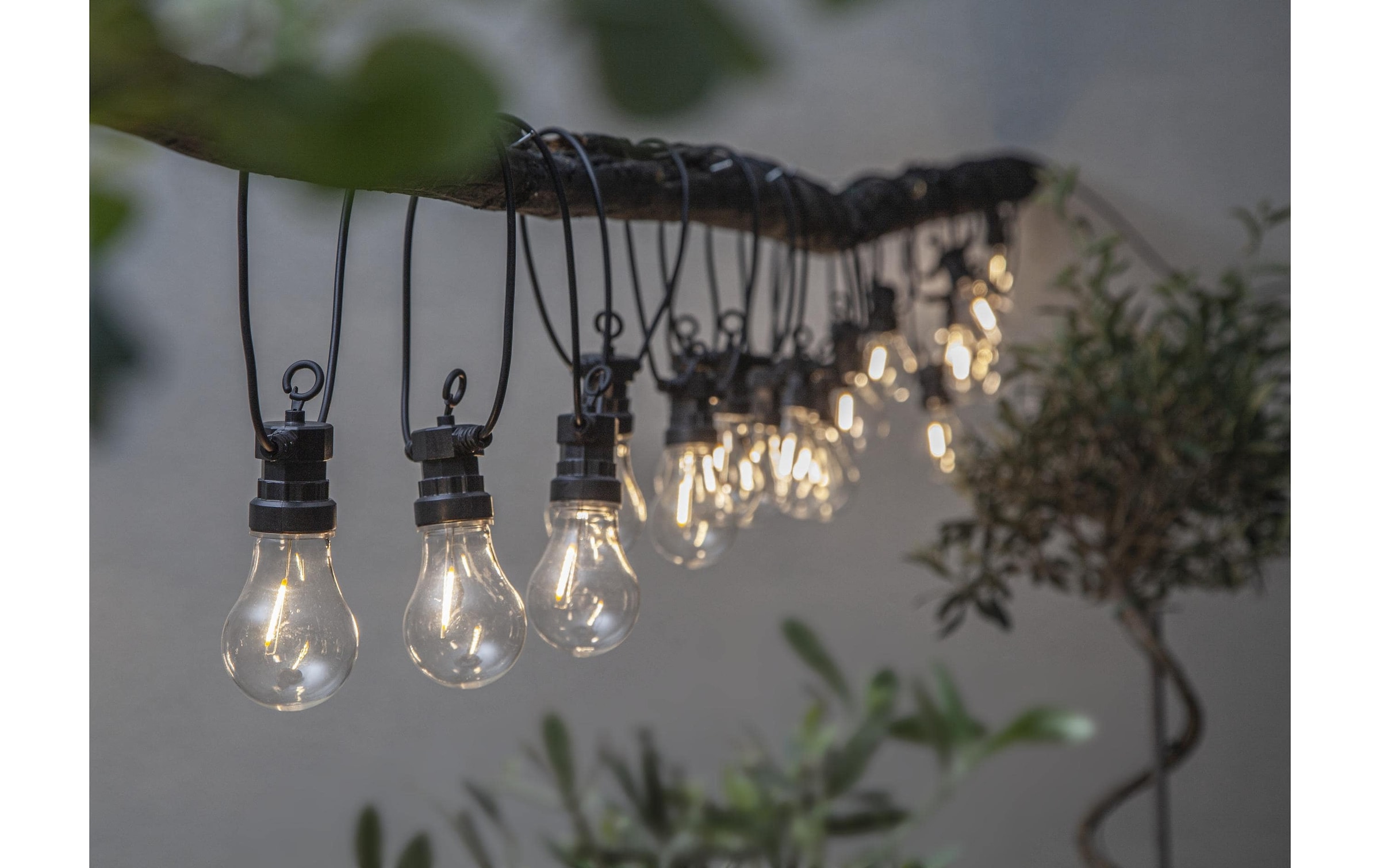 Parforce Traditional Hunting LED-Lichterkette »Circus Filament 855 cm, Schwarz/Transparent«
