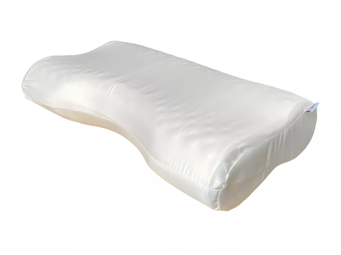 Oreiller Anti-Ronflement avec Taie en Satin Extra - 57x36x11 - INPHYSIO
