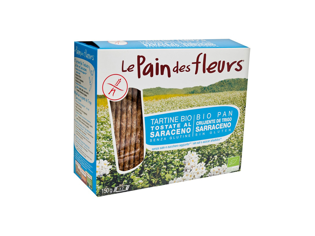 SNACKS LE PAIN DES FLEURS TRIGO SERRACENO BIO 150G