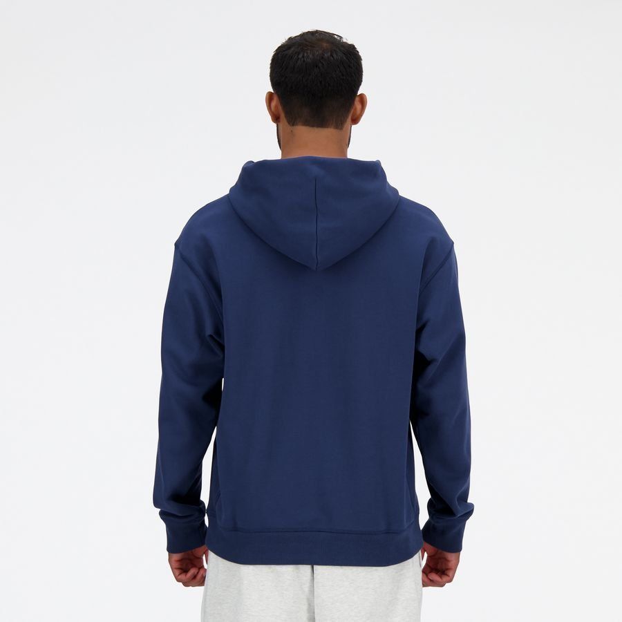 New Balance Sweat à Capuche Athletics French Terry - Bleu Marine