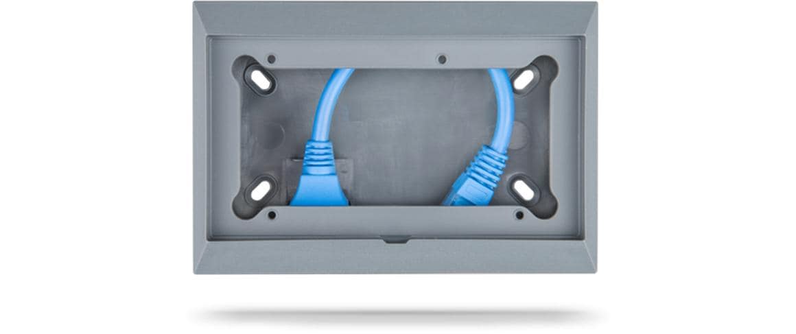 Box für Wandmontage der GX-PanelsMontagebox für 65 x 120 mm GX Paneele