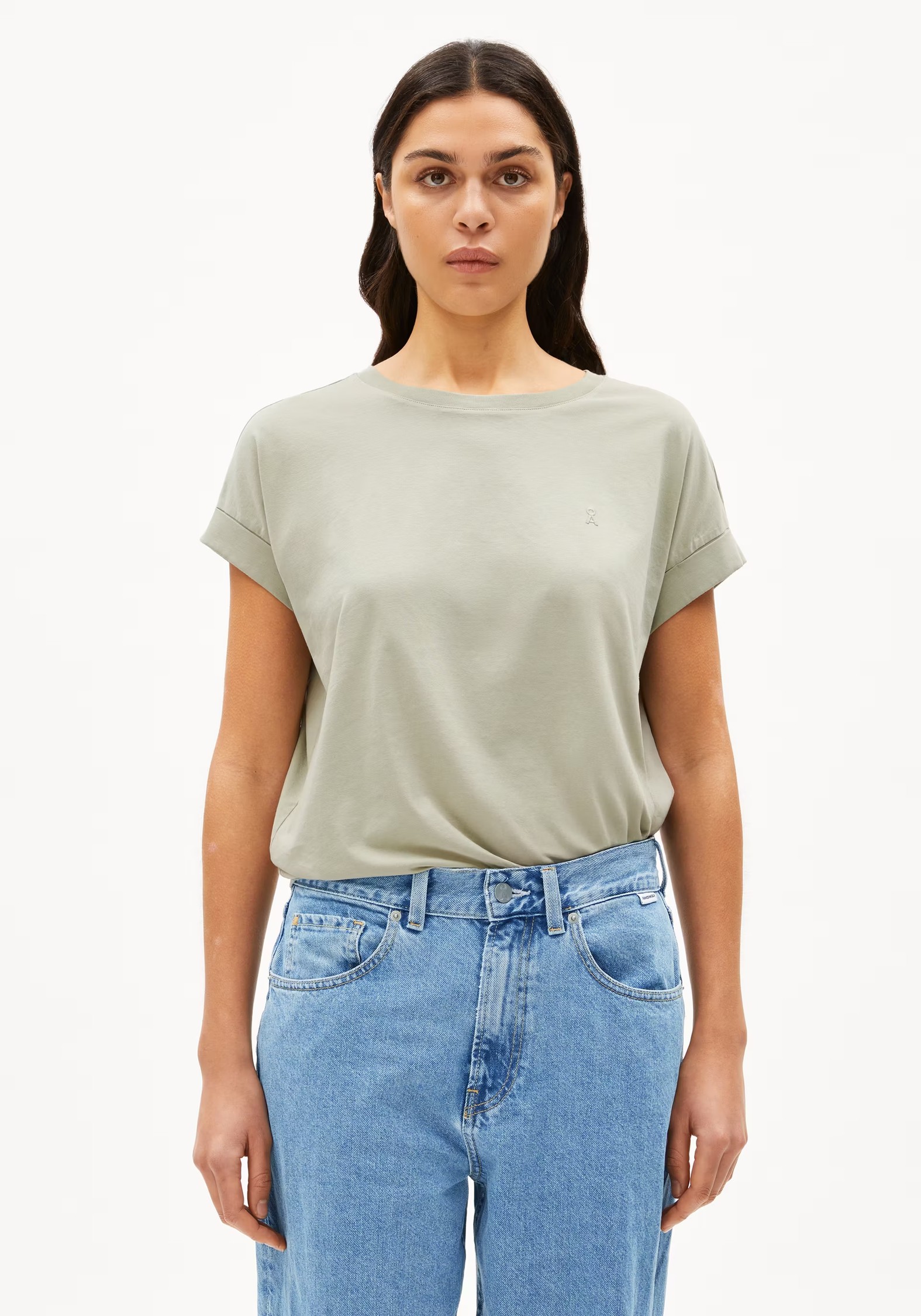 Armedangels T-Shirt Idaara Seagreen