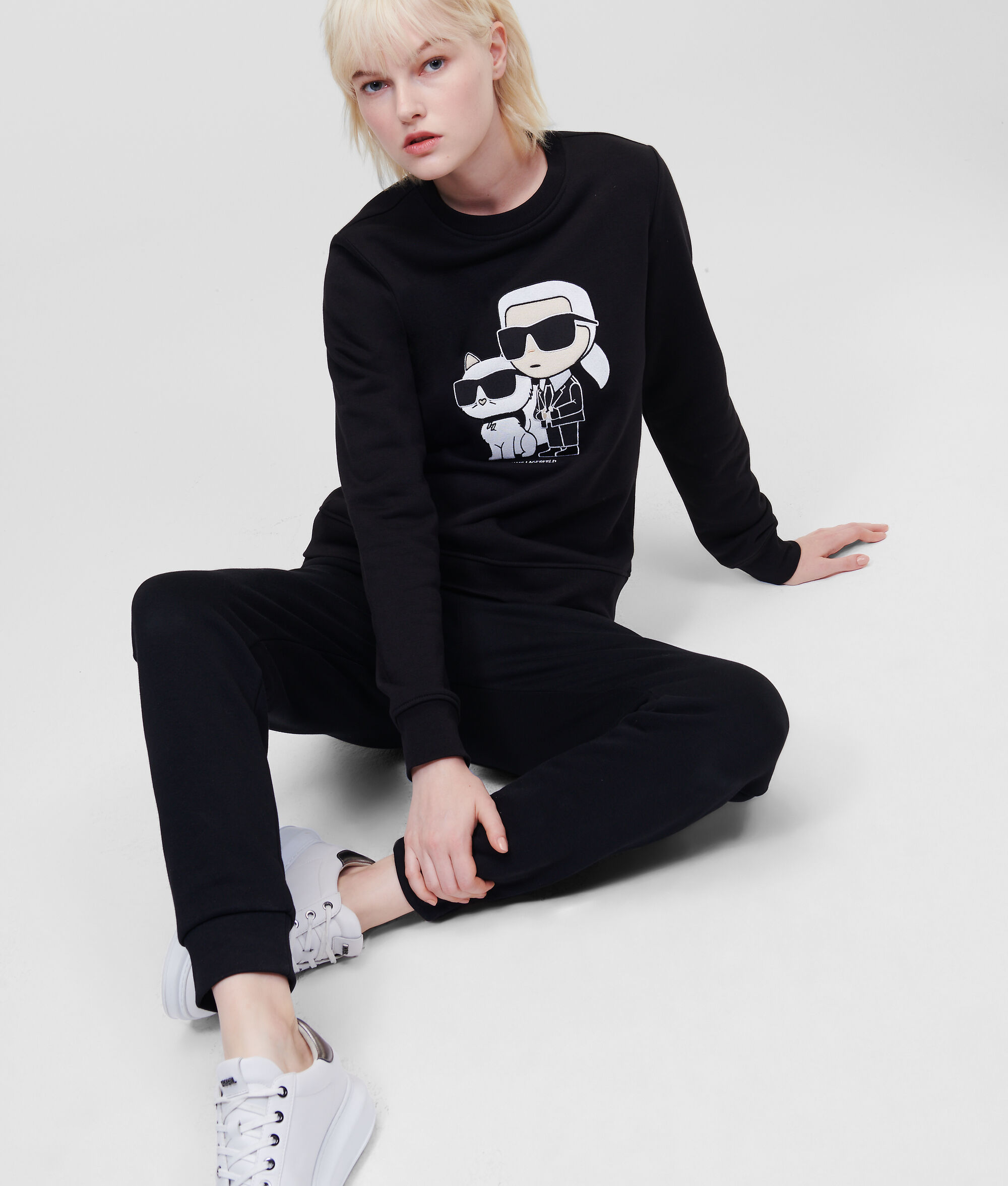SWEAT-SHIRT KARL IKONIK KARL ET CHOUPETTE