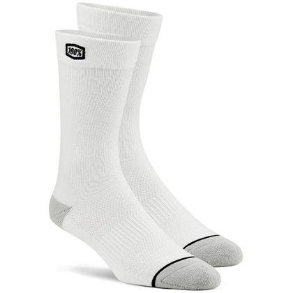 Chaussettes 100% SOLID - Blanc