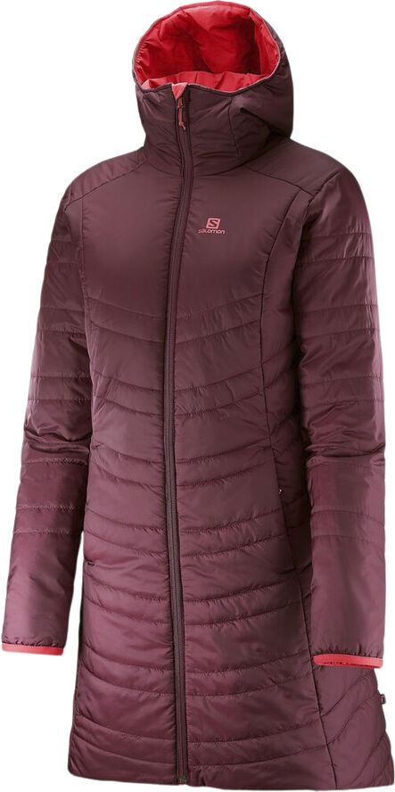 Salomon Drifter Long Hoodie Rød
