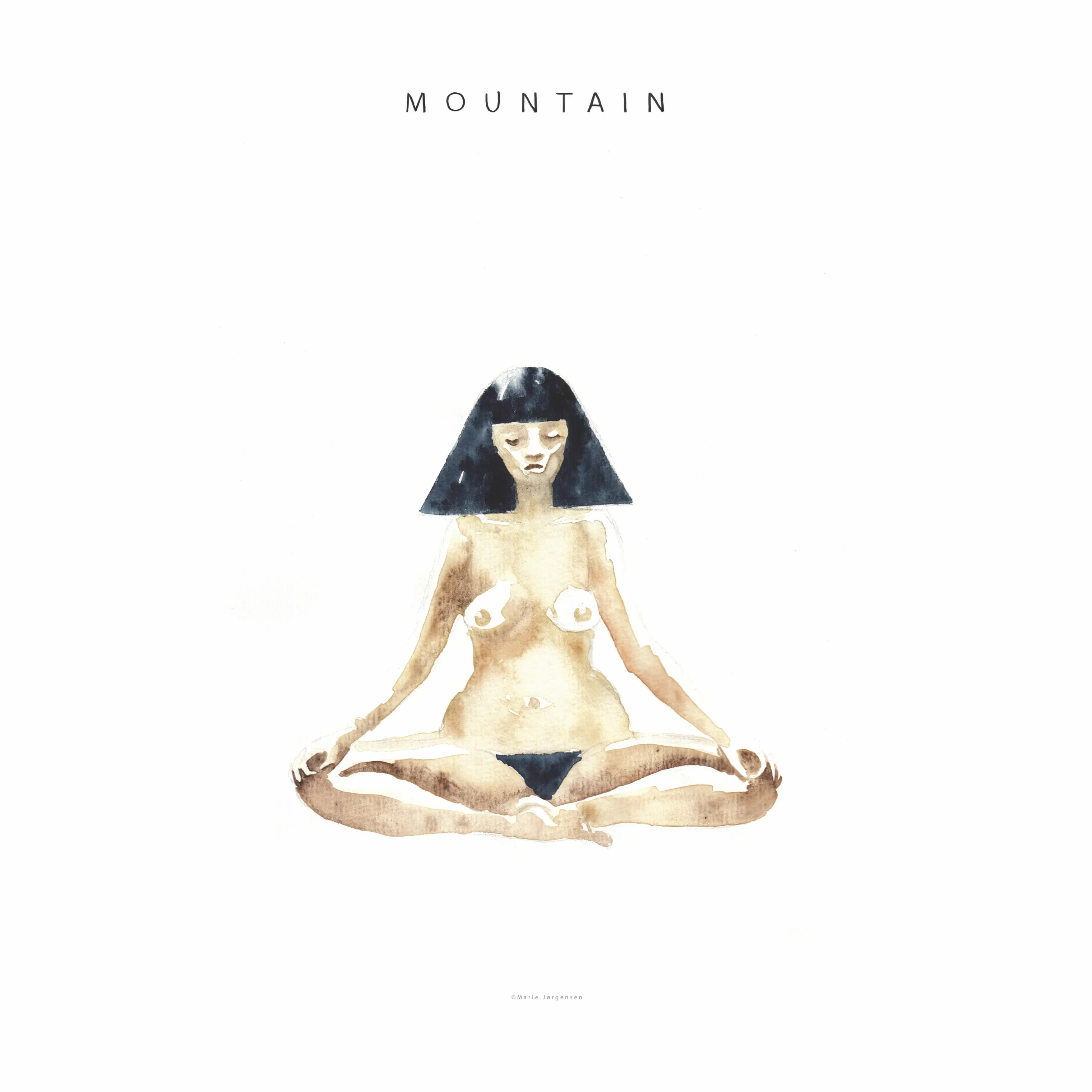 Poster&Frame plakat - Mountain meditation