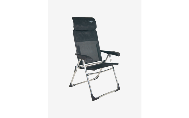 Crespo Aluminium Klappstuhl AL/213-C silber / schwarz