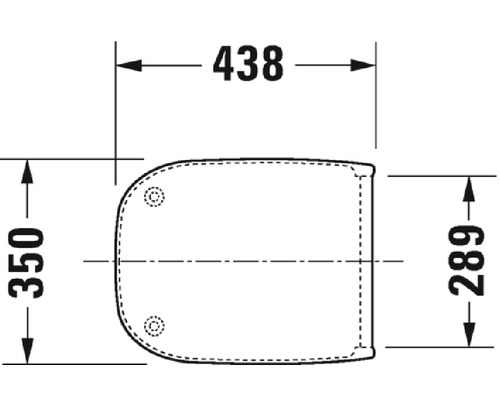 DURAVIT toiletzitting D-Code wit met softclose mechanisme 0067390000